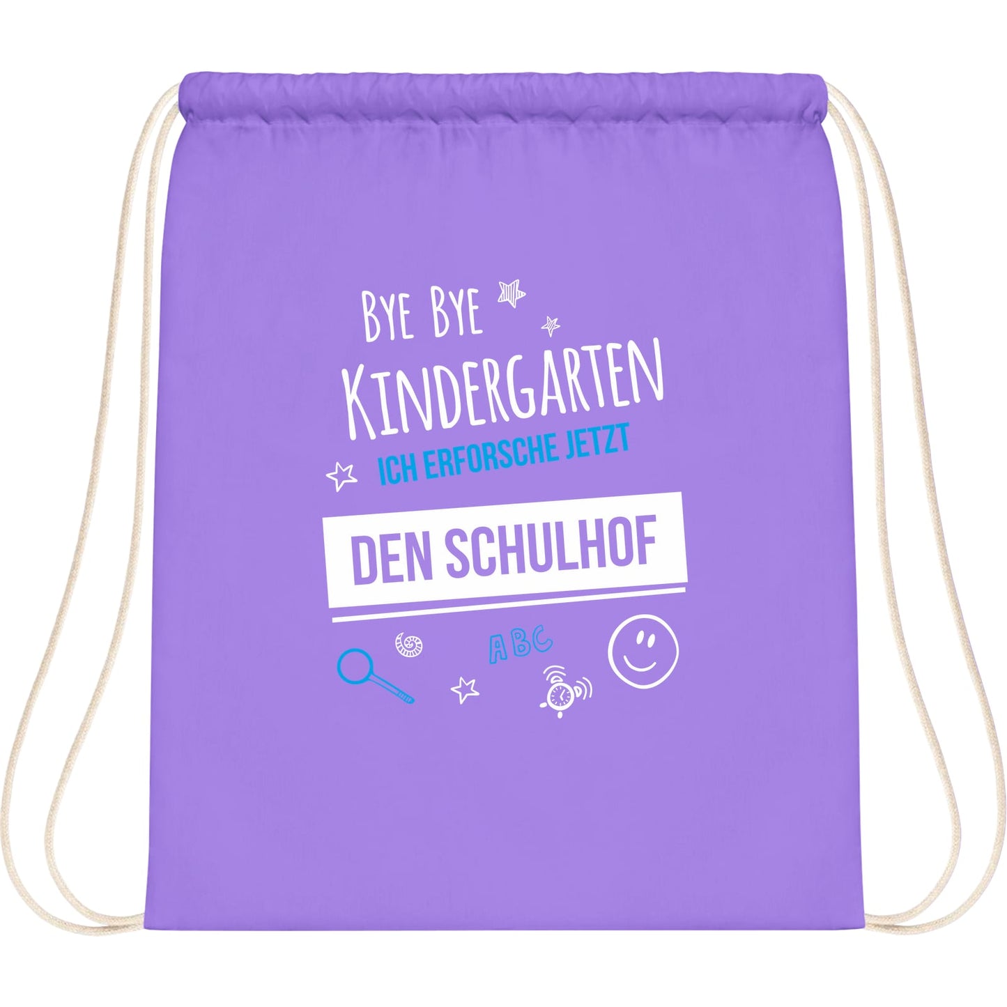 Turnbeutel Einschulung Bye Bye Kindergarten Schulhof