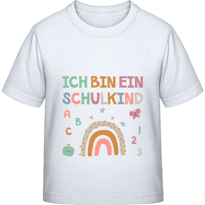 Kinder T-Shirt Einschulung Regenbogen – Ich bin ein Schulkind