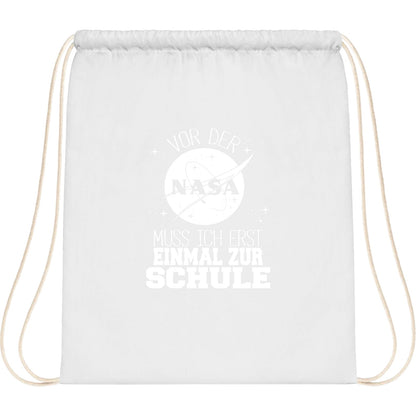 Turnbeutel Einschulung NASA Astronaut – Vor der NASA muss ich erst einmal zur Schule