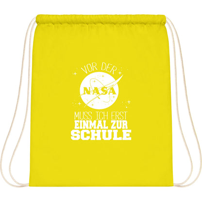 Turnbeutel Einschulung NASA Astronaut – Vor der NASA muss ich erst einmal zur Schule