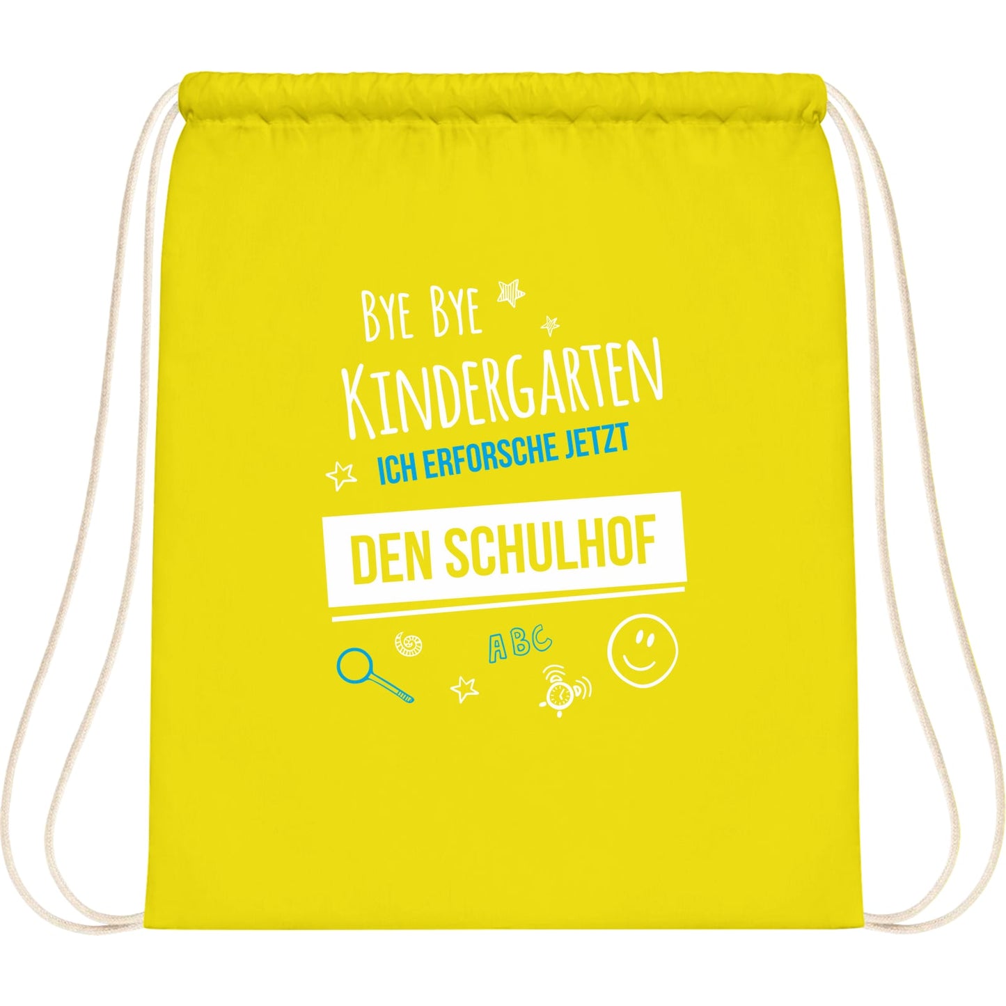 Turnbeutel Einschulung Bye Bye Kindergarten Schulhof