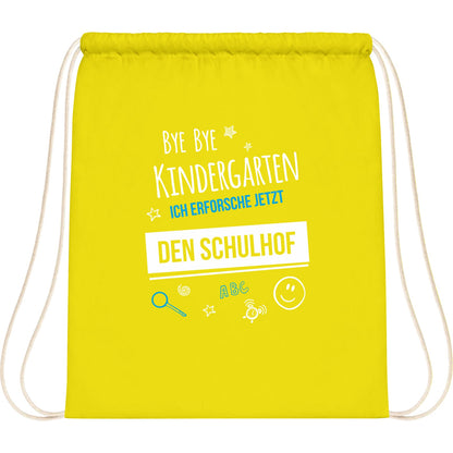 Turnbeutel Einschulung Bye Bye Kindergarten Schulhof